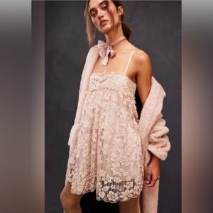 Free People All That Glitters Mini Dress, Size Medium (v)